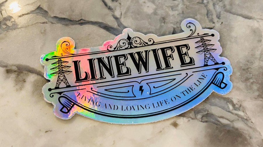Small Transmission Holographic Sticker - Linewife