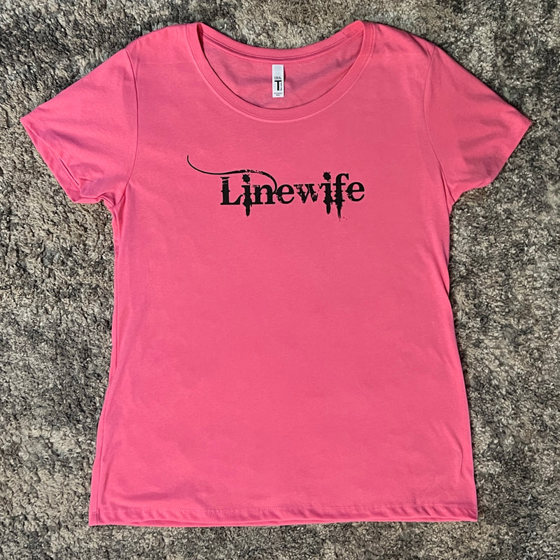 Pink & Black LineWife Shirt