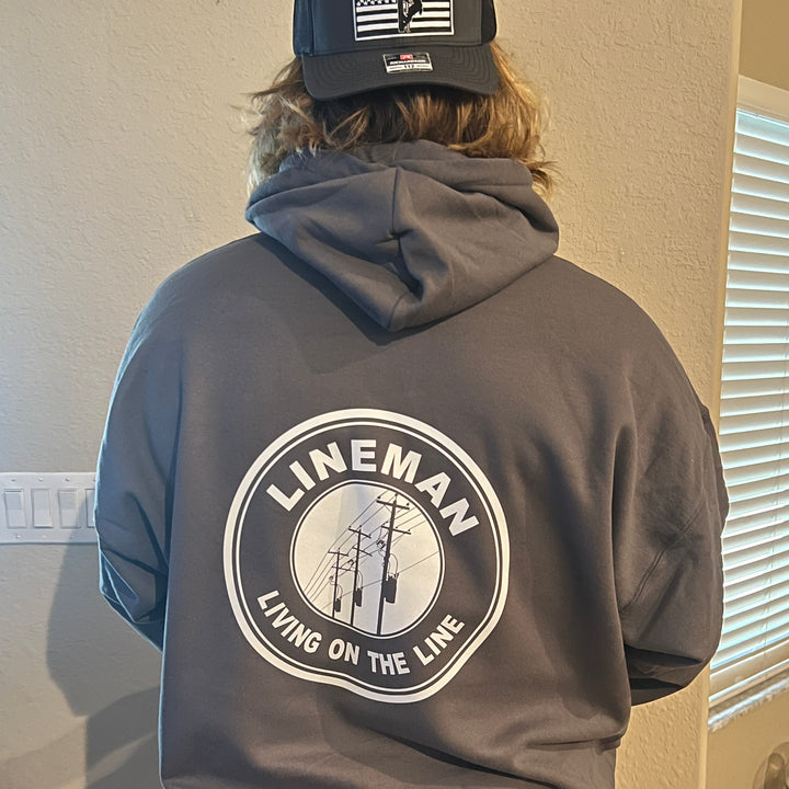 Lineman Grey Hoodie