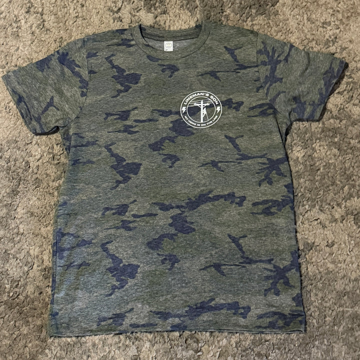 Camo Lineman’s Son Shirt