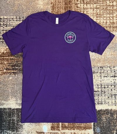Purple & Colored Logo Shirt