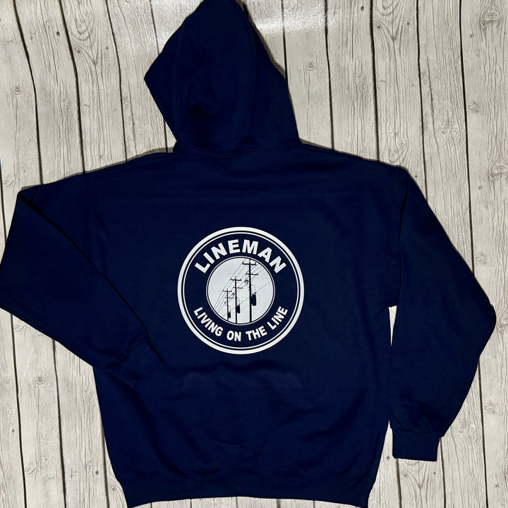 Lineman Navy Blue Hoodie
