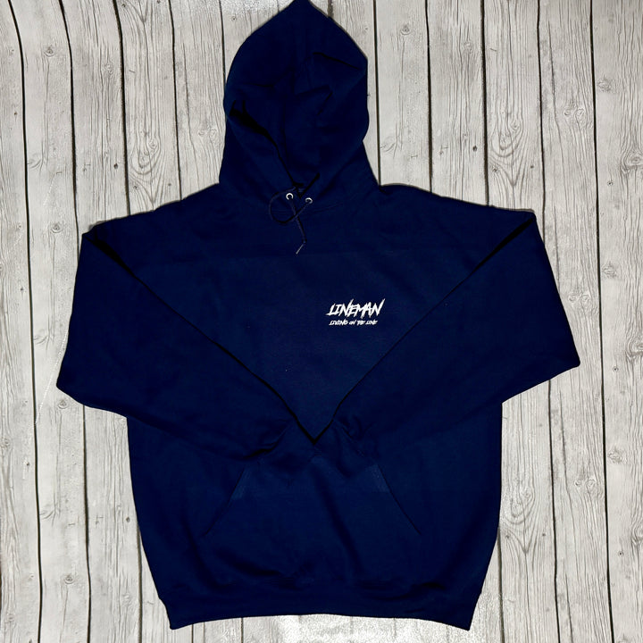 Lineman Navy Blue Hoodie