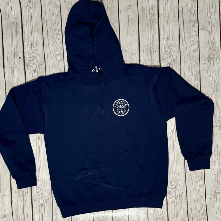 LineWife Navy Blue Hoodie