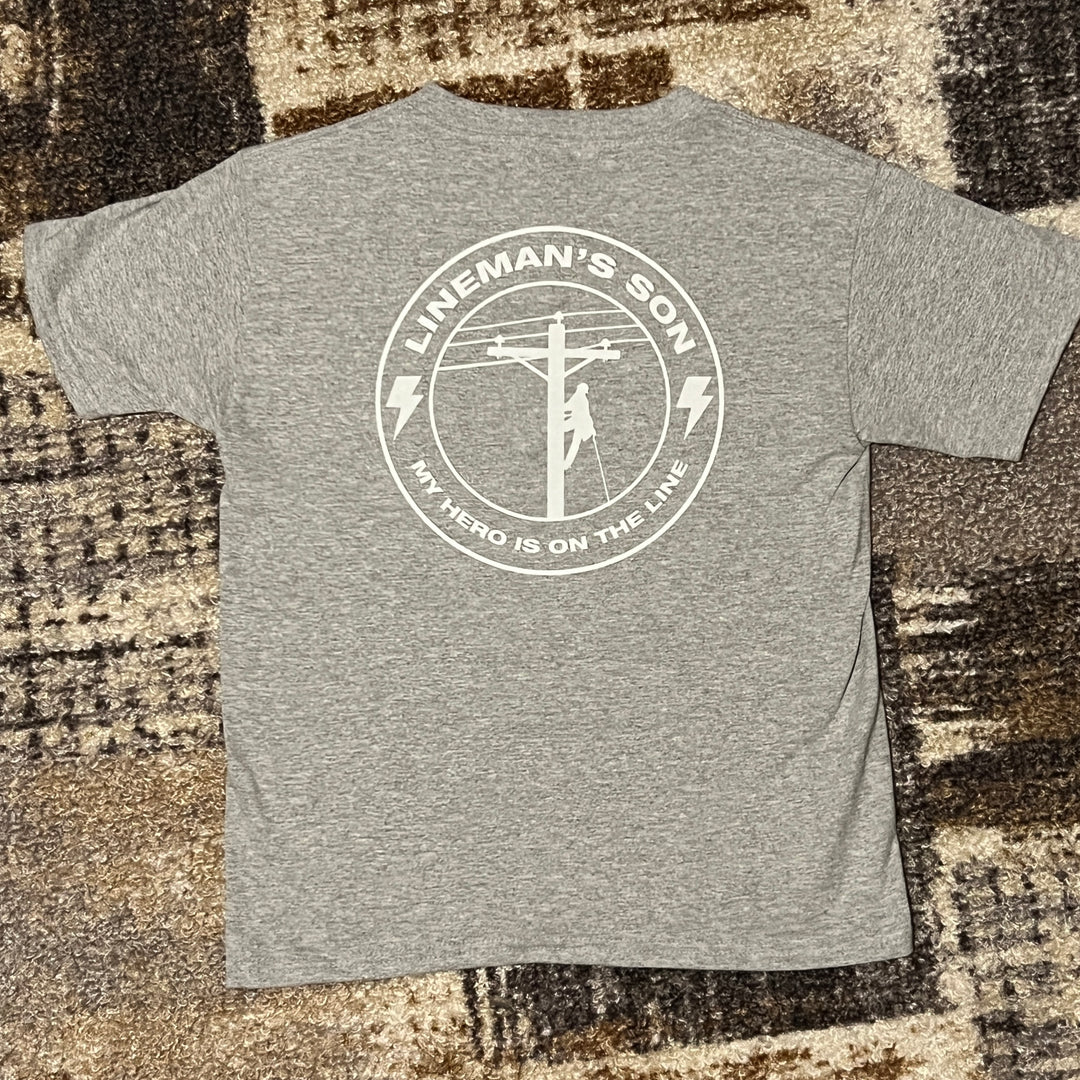 Lineman's Son Light Grey Shirt