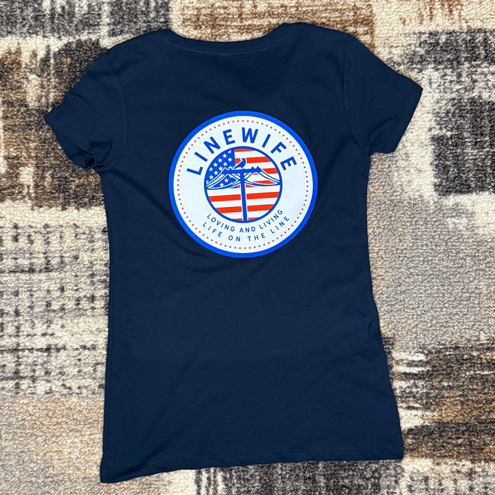 American Blue LineWife Shirt