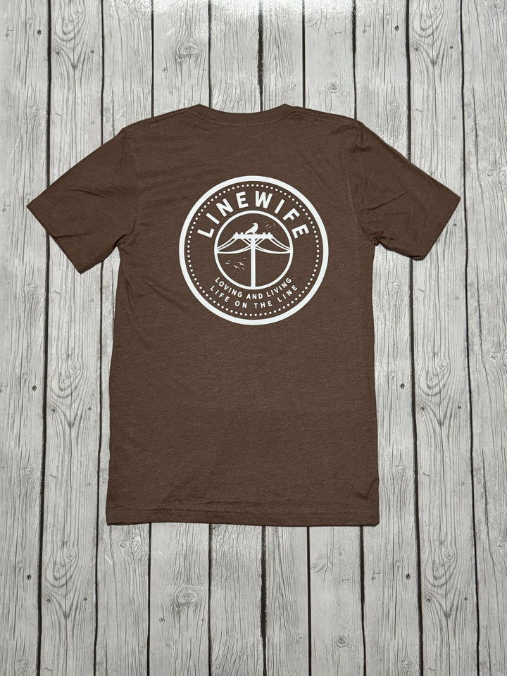 Heather Brown Ladies Shirt (LineWife or LineFamily)