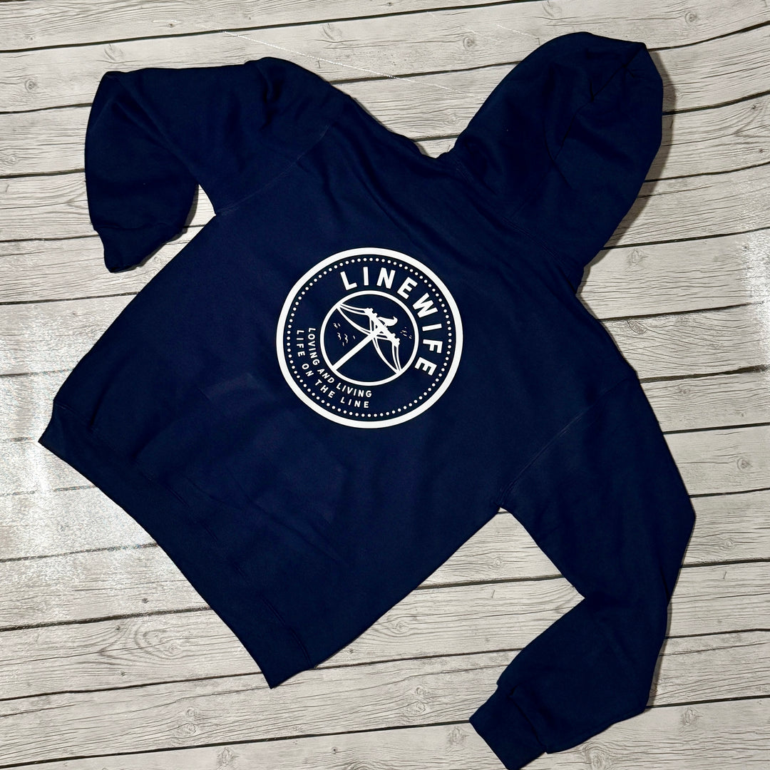 LineWife Navy Blue Hoodie