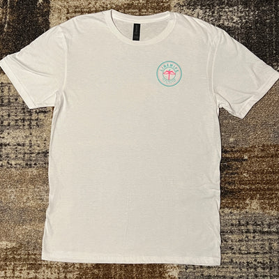 White & Colored Logo LineWife Shirt