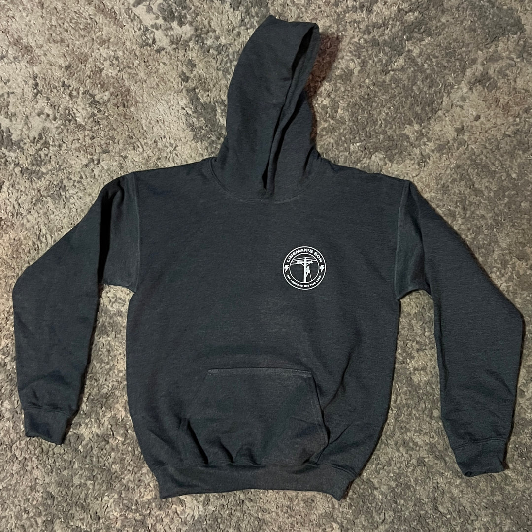 Lineman's Dark Grey Son Hoodie