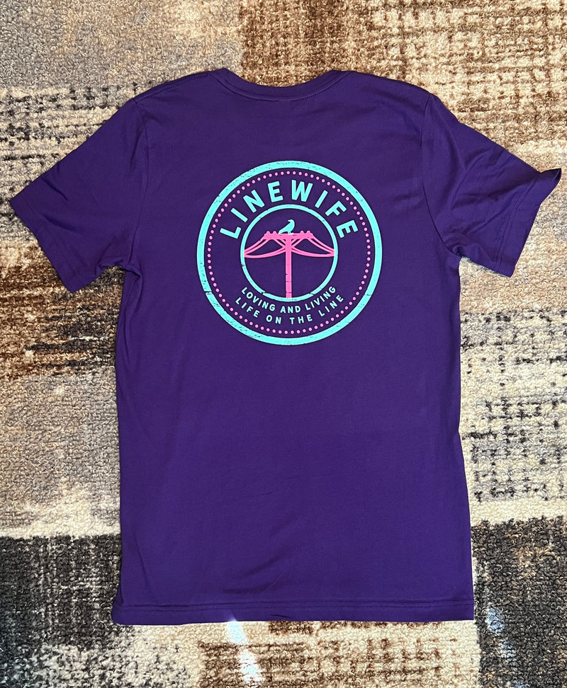 Purple & Colored Logo Shirt