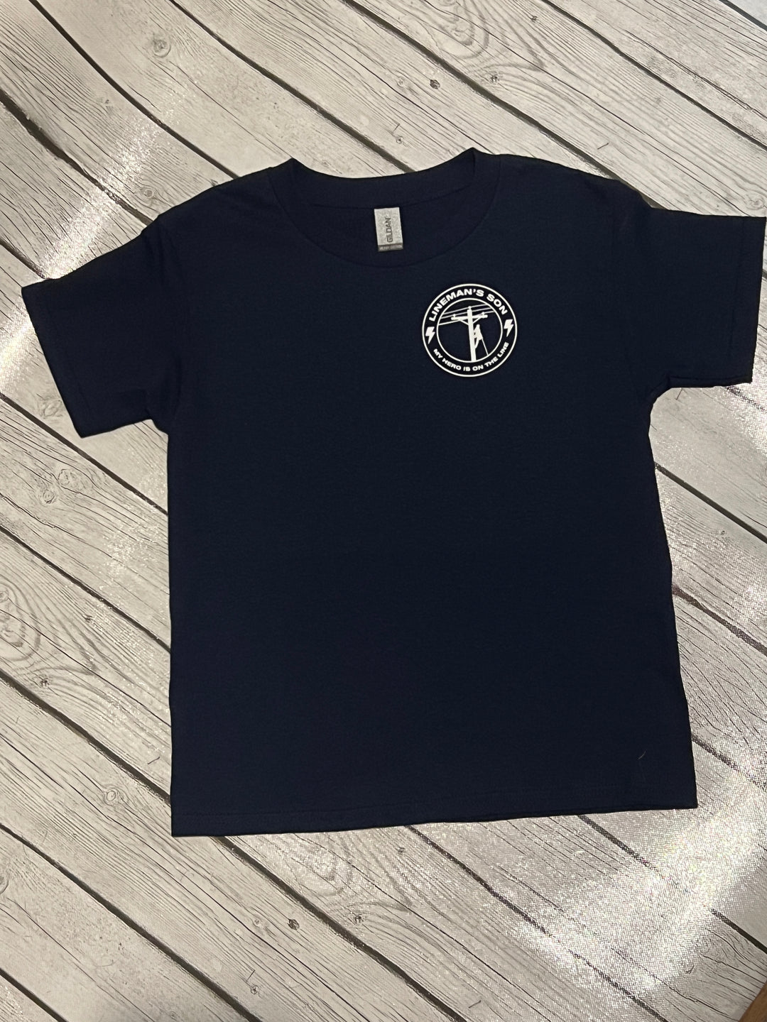 Lineman's Son Navy Blue Shirt