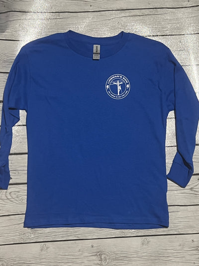 Royal Blue Lineman's Son Long Sleeve Shirt