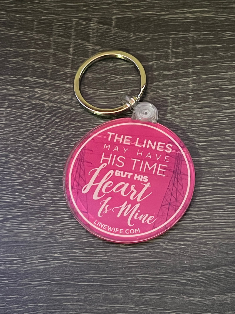 His Heart is Mine Keychain