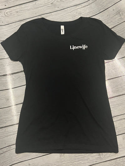 Ladies Black Transmission LineWife Shirt