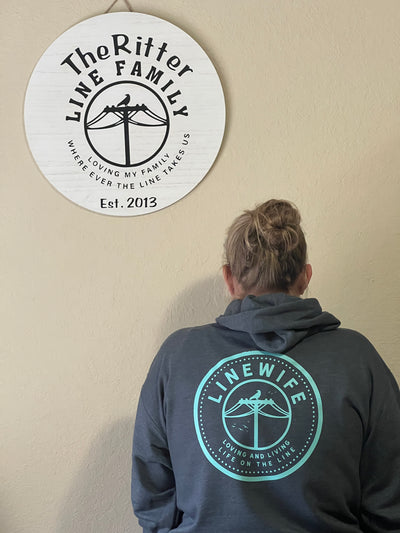 Grey & Mint Hoodie