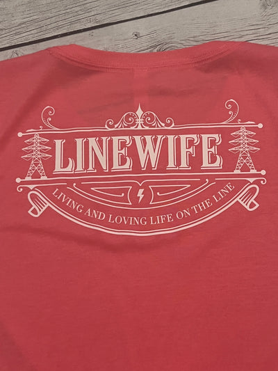 Ladies Pink Transmission LineWife Shirt
