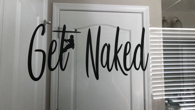 Get Naked Lineman Sticker - Linewife