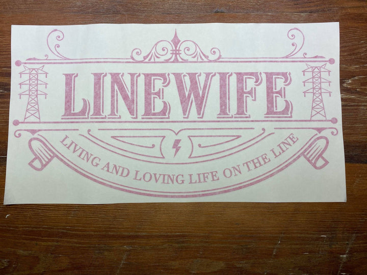 Linewife Transmission Sticker - Linewife Sticker