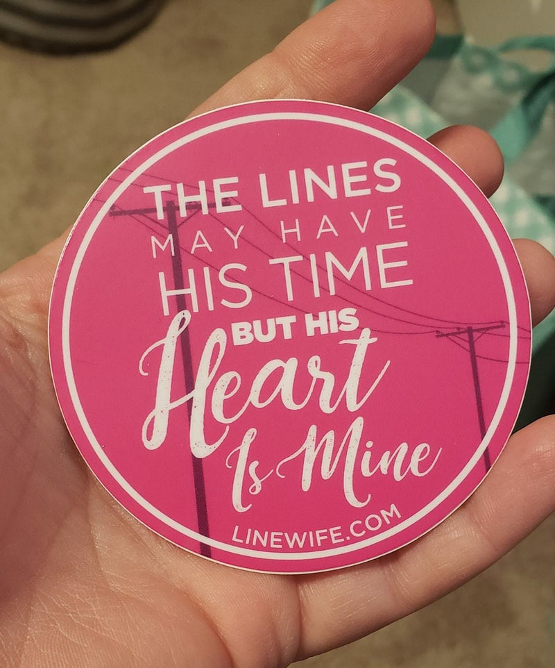 The Lines May Have His Time Sticker