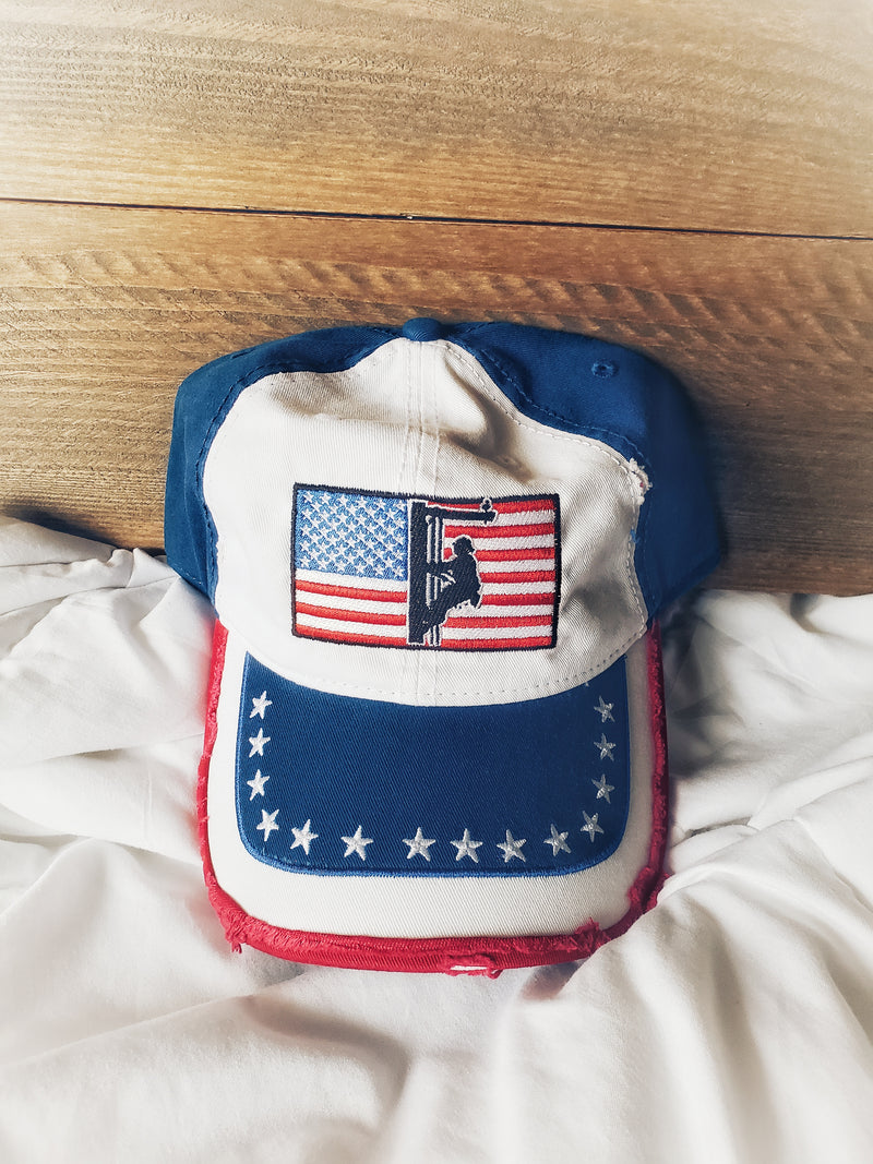 Linewife American Flag Hat - Linewife