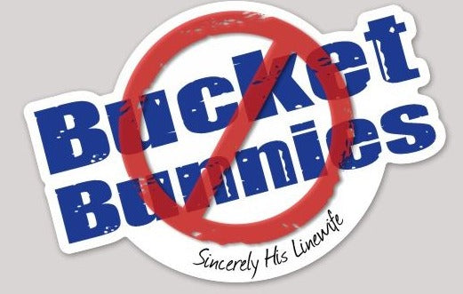 No bucket bunny sticker