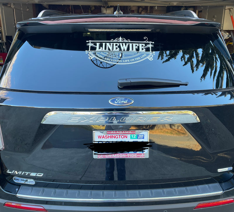 Linewife Sticker Decal Living and Loving on the Line
